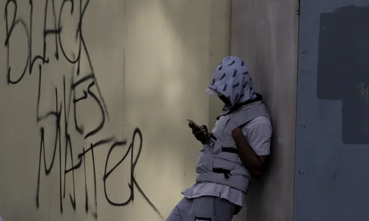 A public Black Lives Matter message representing leadership, accountability and human dignity